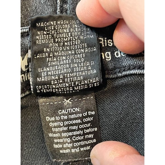 Mossimo Womens Jeans High Rise Jegging Power Stretch Mid Rise Black Size 4/27R - Picture 10 of 10